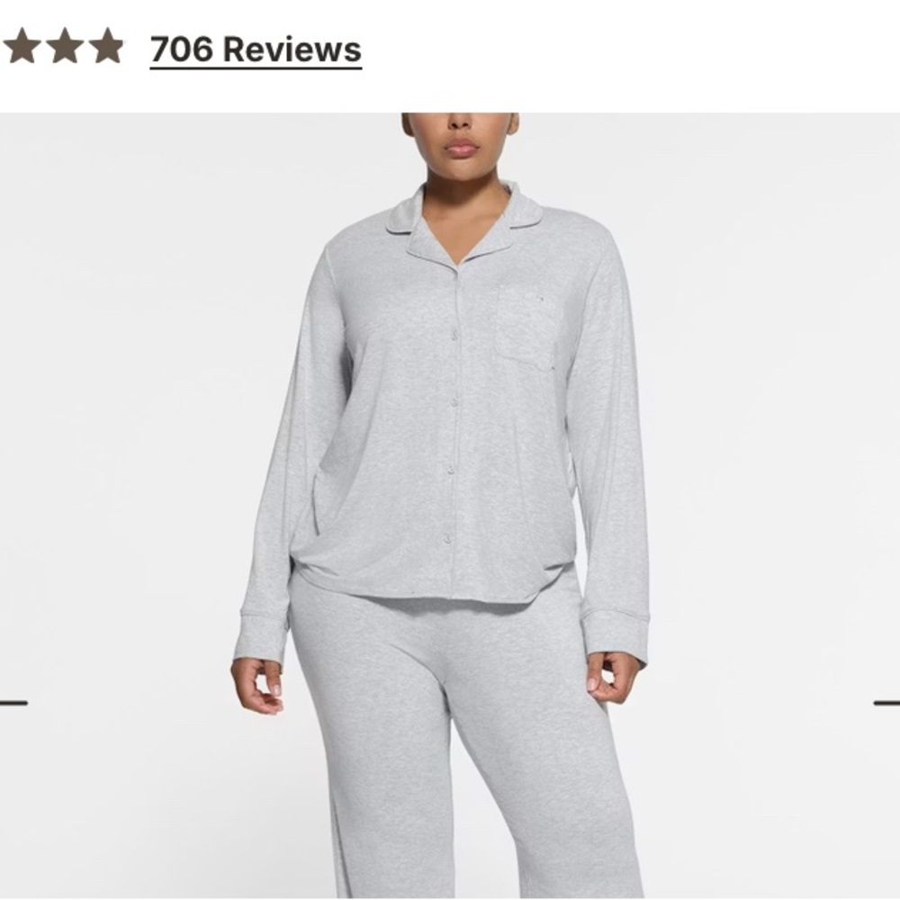 SKIMS NWT Buttery Soft Long Sleeve Shirt Only